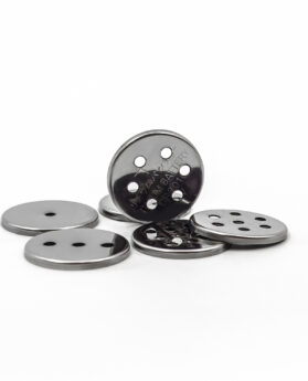 Punched button battery case