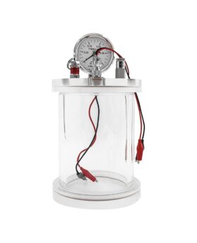 Vacuum battery test bottle